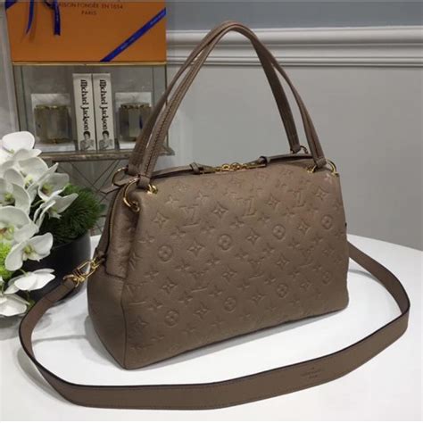 louis vuitton ponthieu pm taupe glace|Louis Vuitton Taupe Glace Monogram Empreinte Leather .